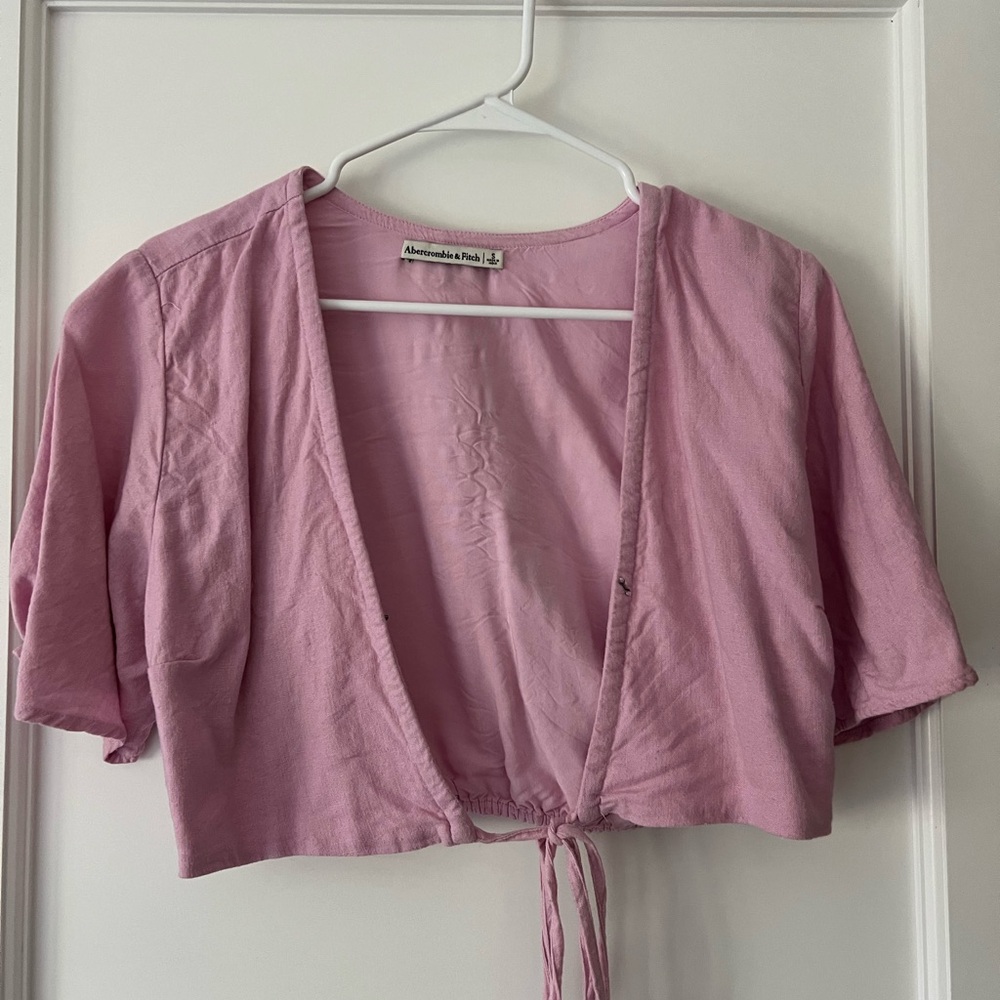 pink abercrombie two piece set